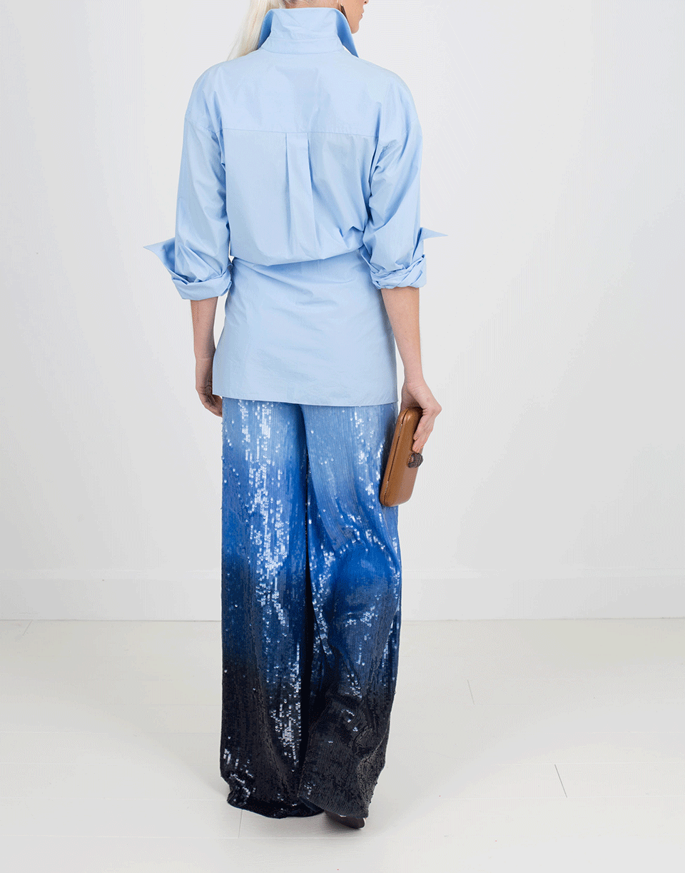 MICHAEL KORS-Tie Blouse With Sequin Pant-MARI/SRF