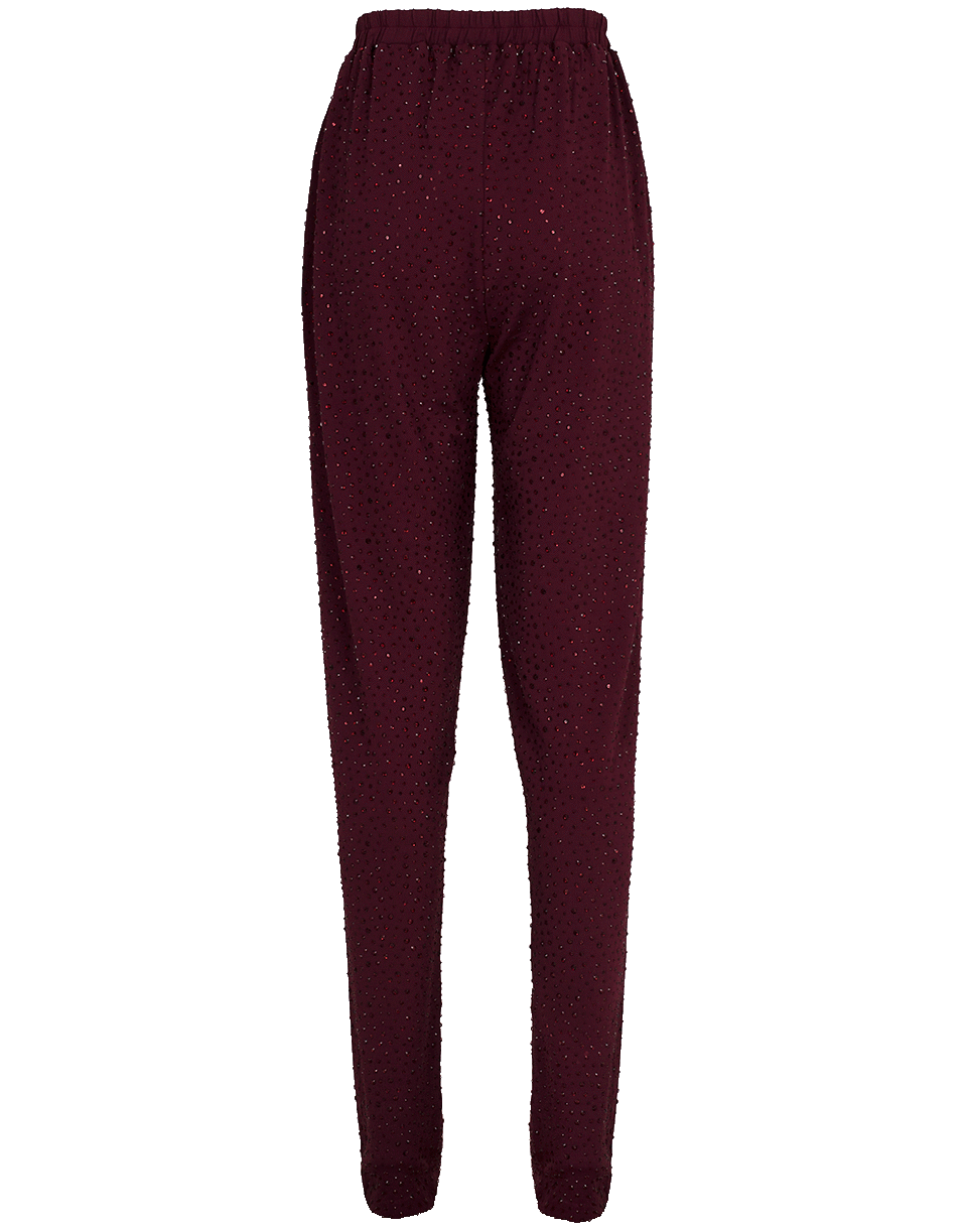 MICHAEL KORS-Crystal Pajama Pant-MERLOT