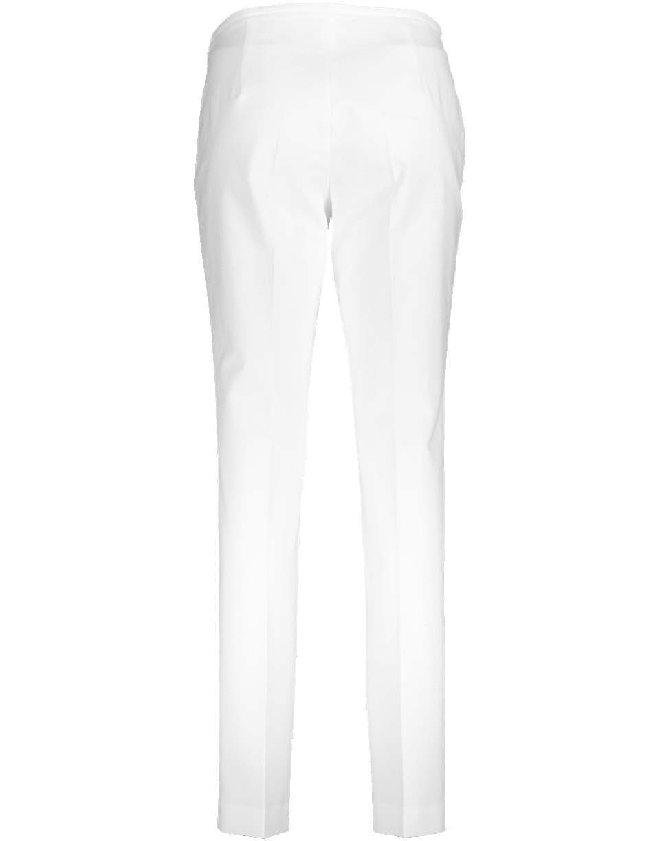 MICHAEL KORS-White Side Zip Pant-