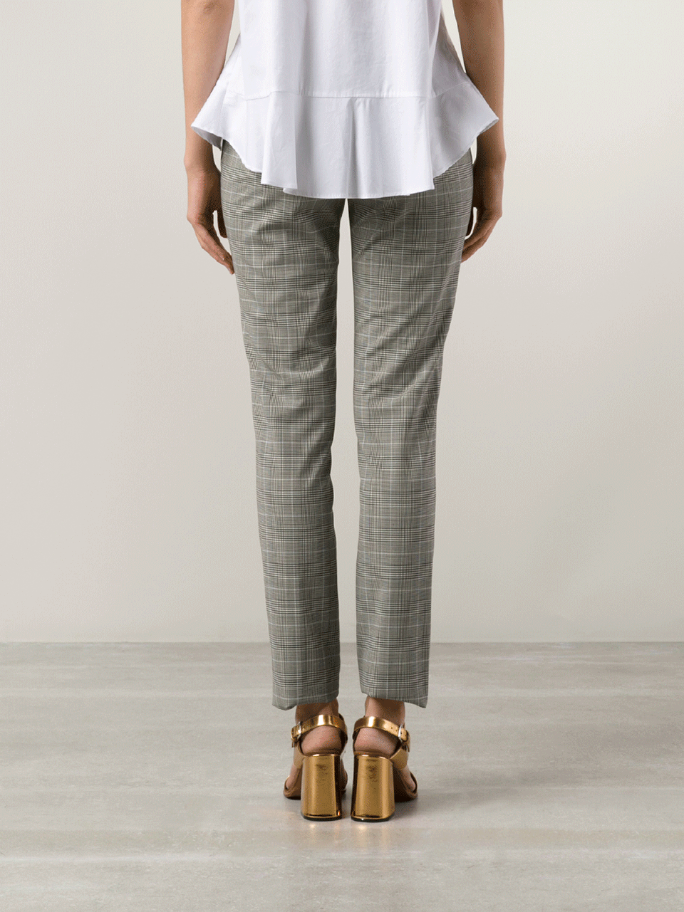 MICHAEL KORS-Skinny Samantha Glenplaid Pant-