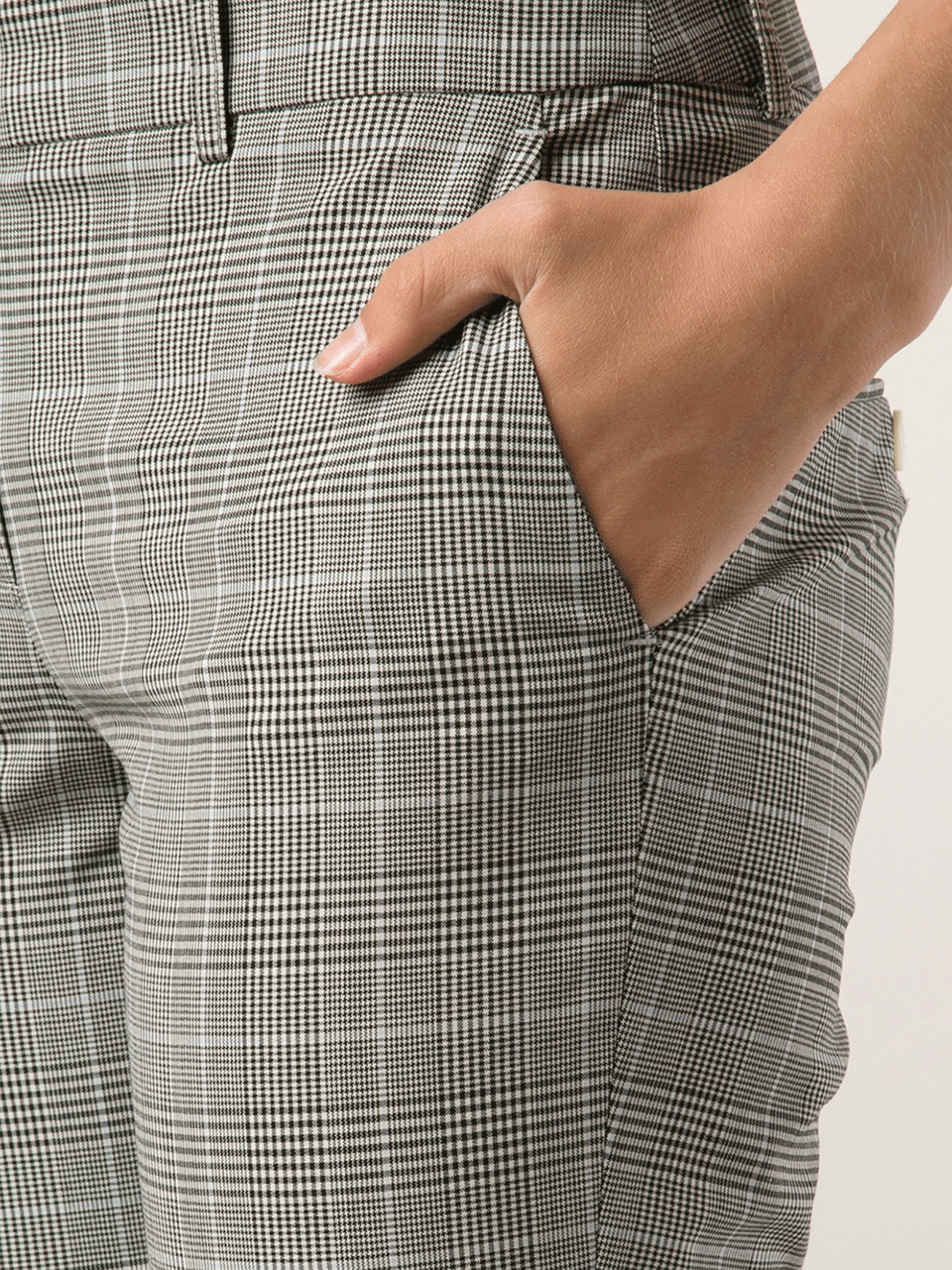 MICHAEL KORS-Skinny Samantha Glenplaid Pant-