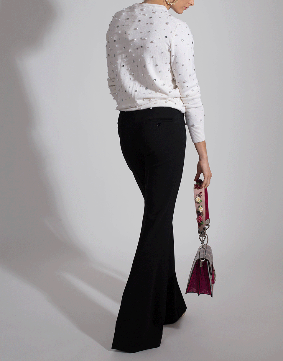 MICHAEL KORS-Side Zip Flare Pant-MARITIME