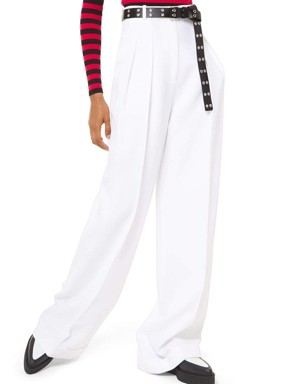 MICHAEL KORS-High Waist Wide Leg Pant-