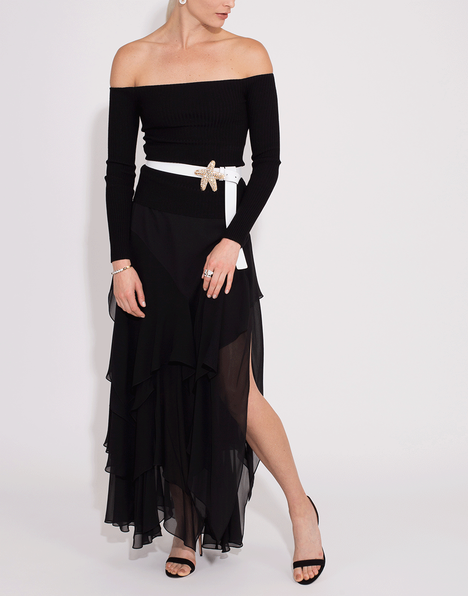 MICHAEL KORS-Scarf Skirt-
