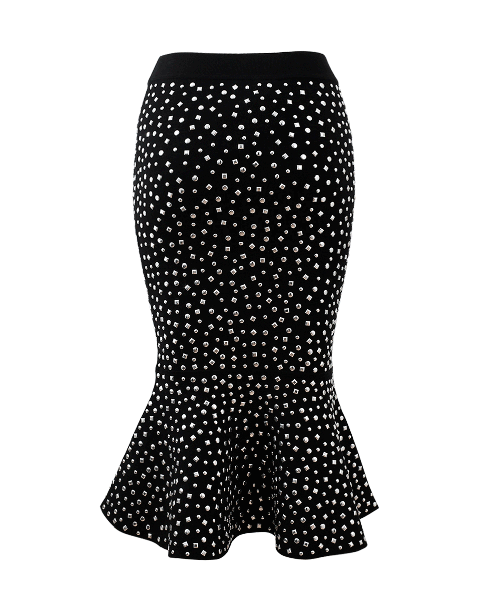 MICHAEL KORS-Studded Flounce Skirt-