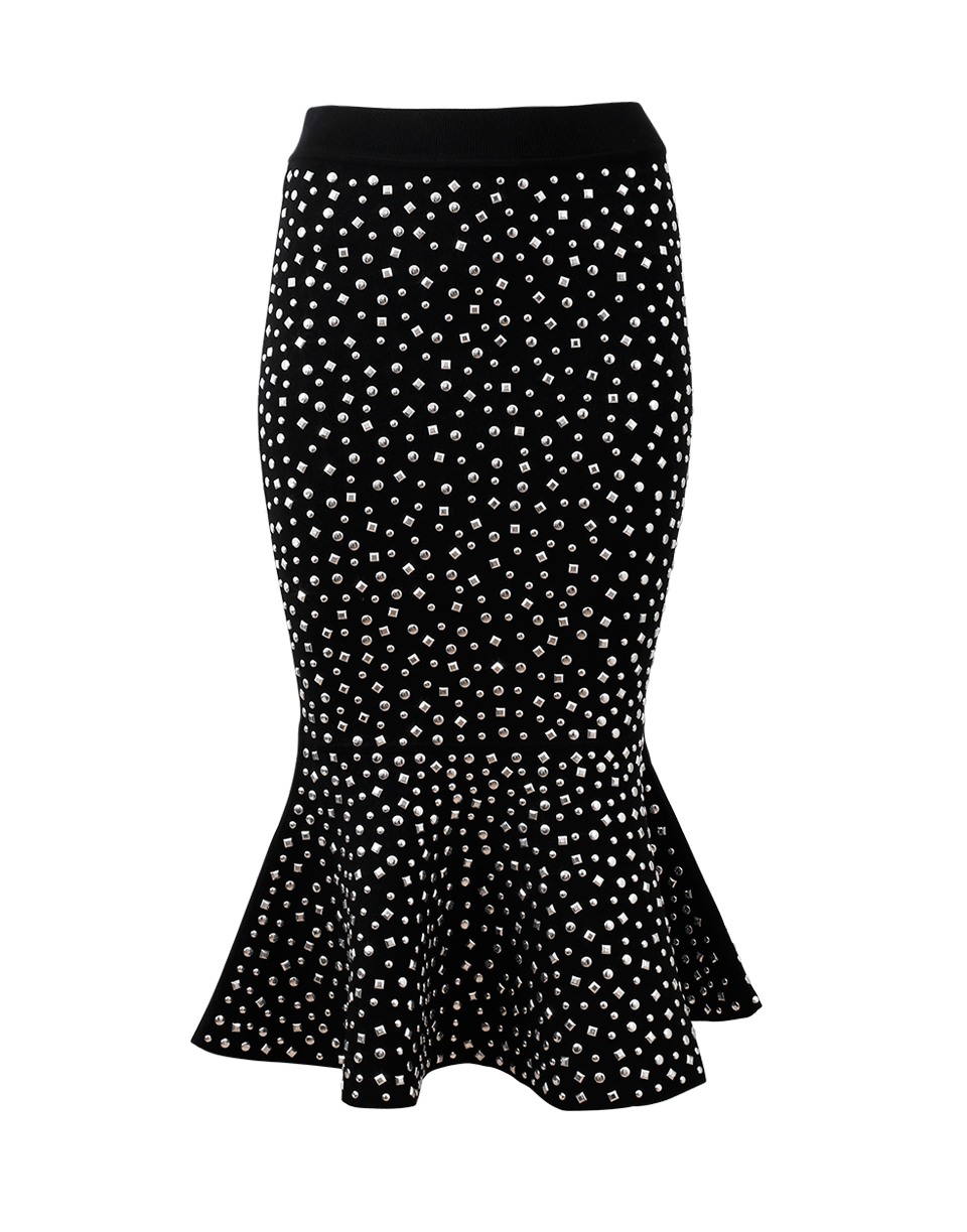 MICHAEL KORS-Studded Flounce Skirt-