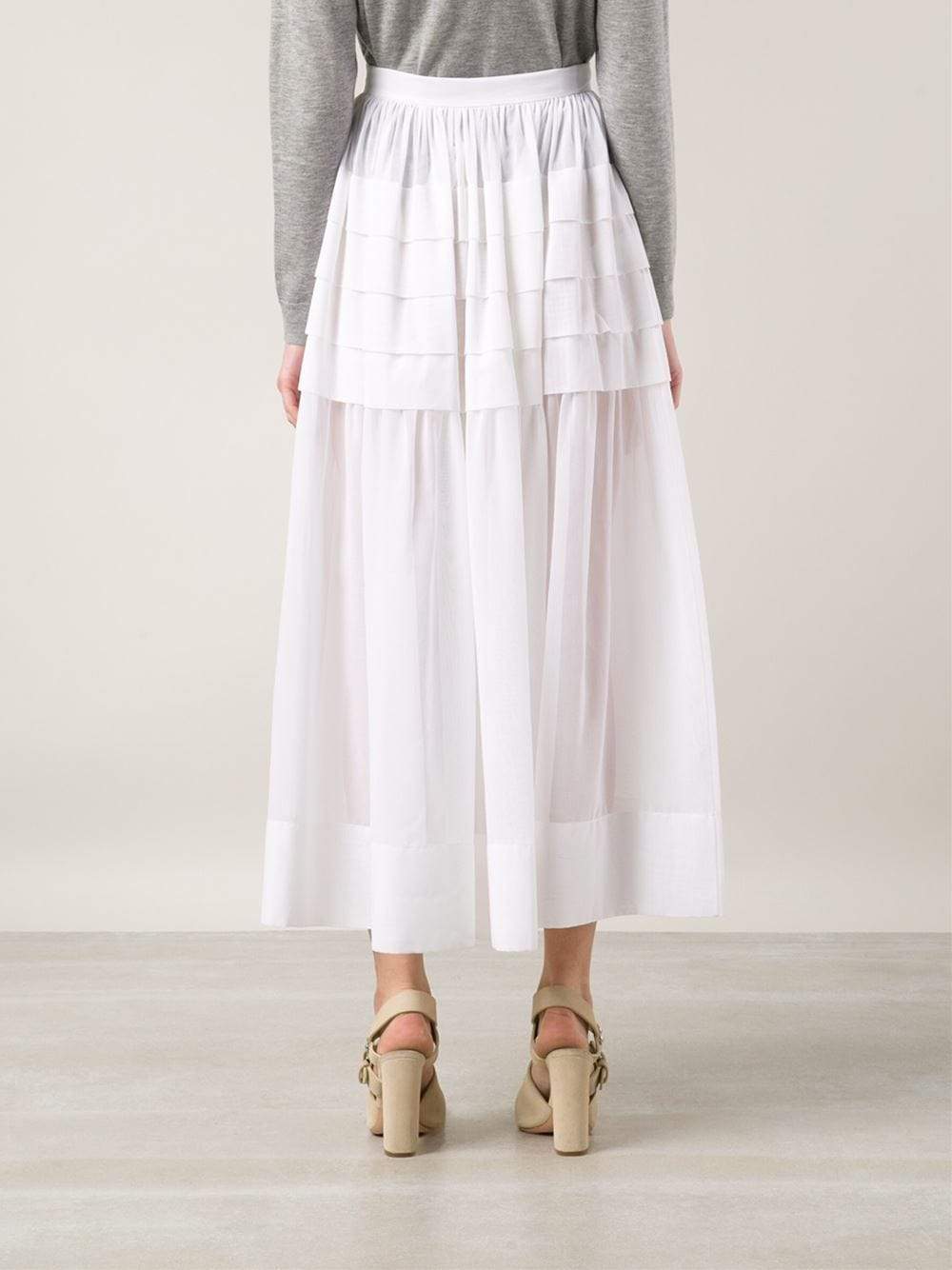 MICHAEL KORS-Tiered Maxi Skirt-