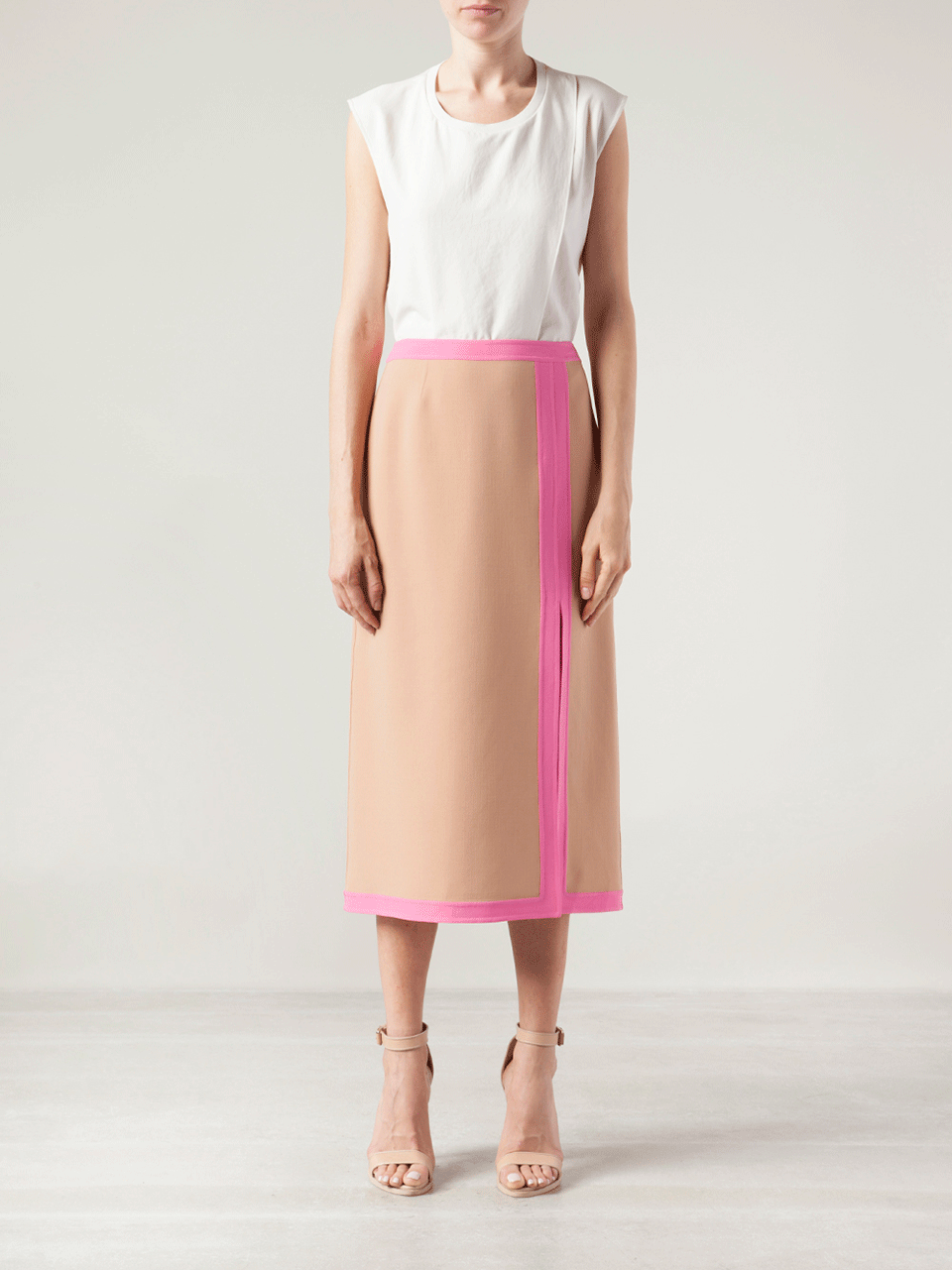 MICHAEL KORS-Banded Skirt-