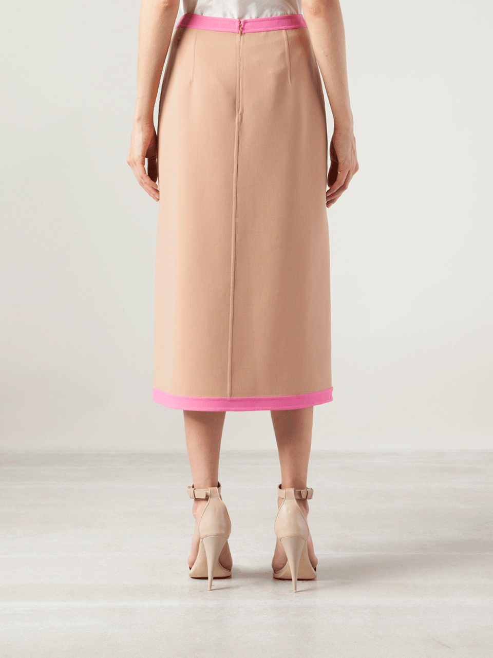 MICHAEL KORS-Banded Skirt-
