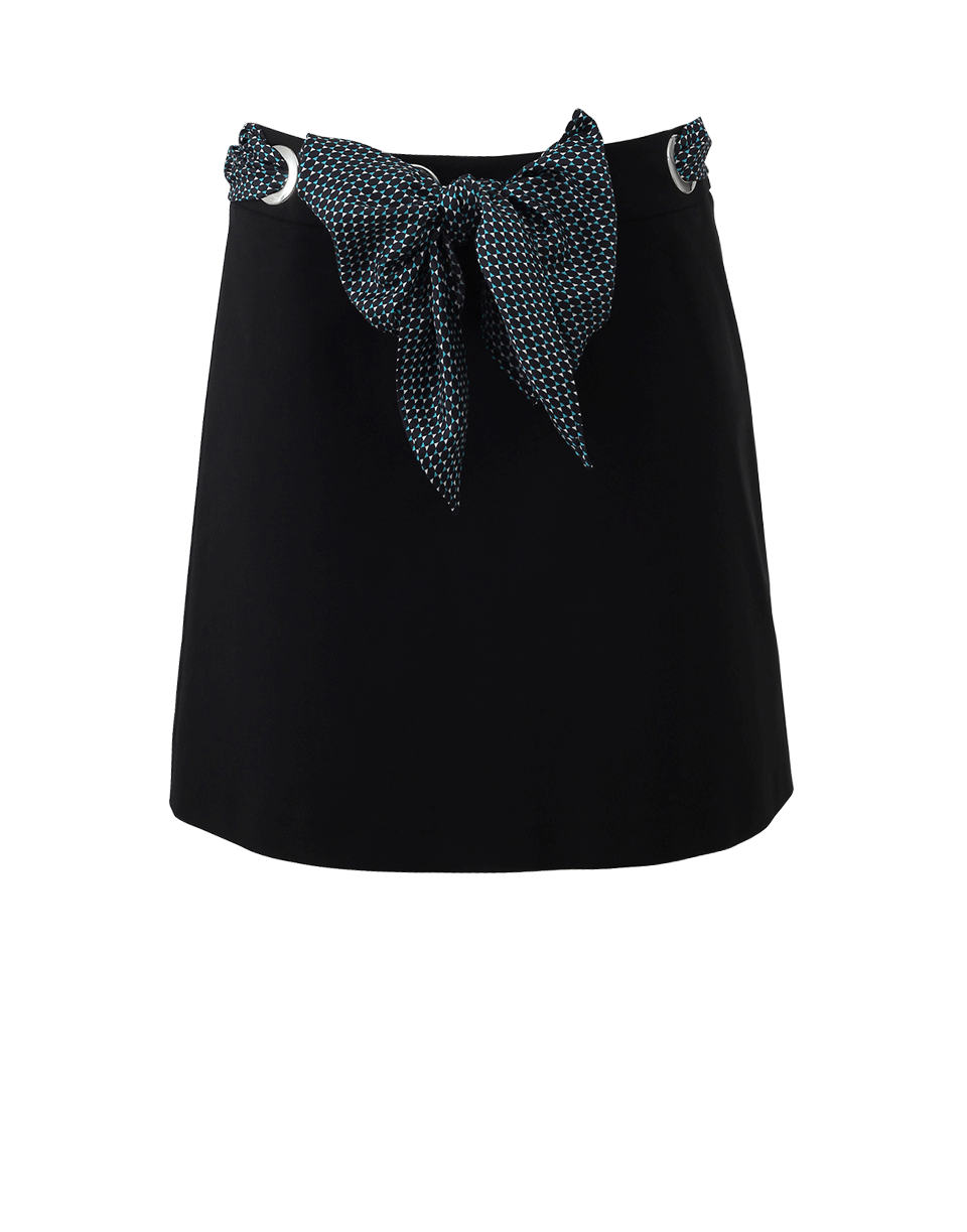 MICHAEL KORS-Scarf Belt Skirt-