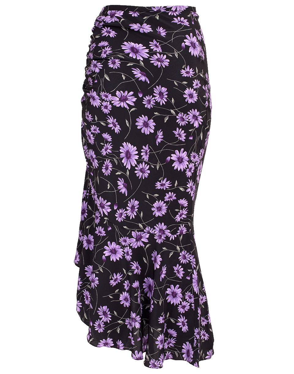 MICHAEL KORS-Asymmetric Gathered Skirt-