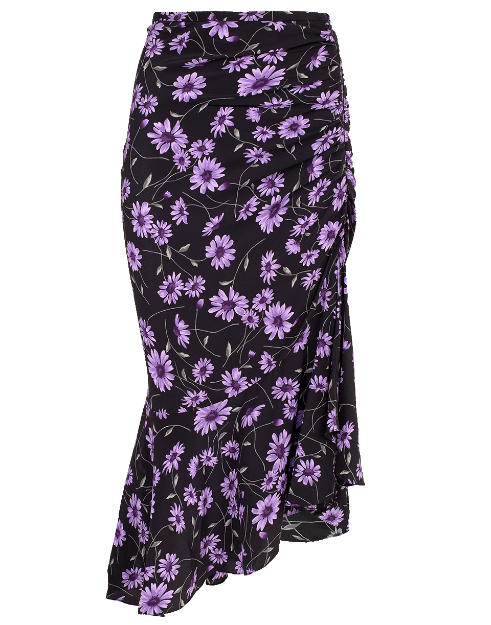 MICHAEL KORS-Asymmetric Gathered Skirt-