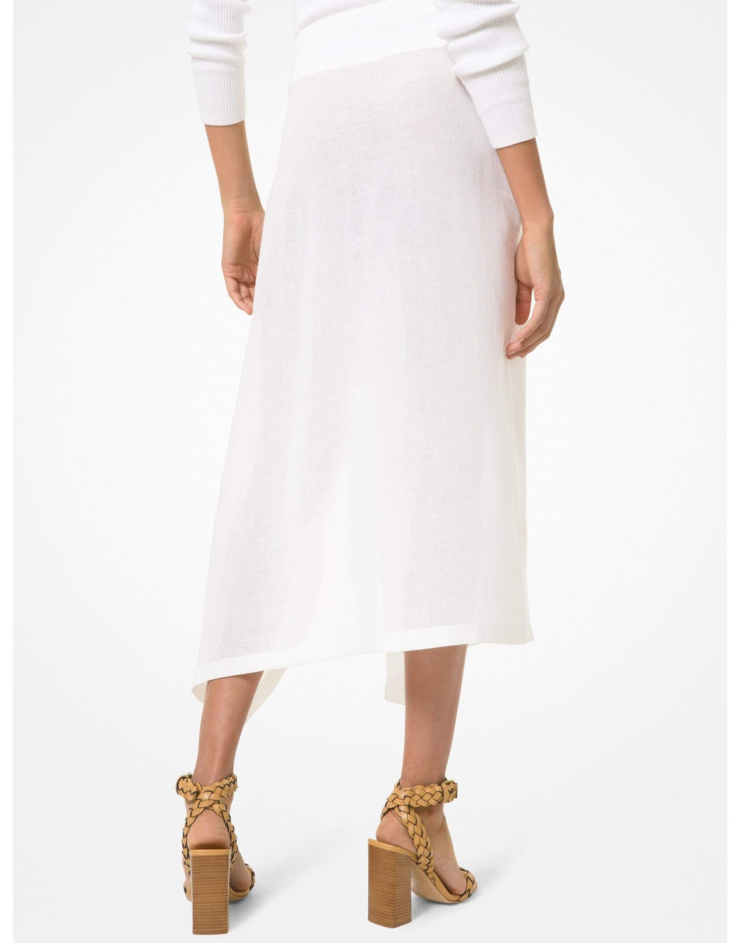 MICHAEL KORS-Linen Gauze Pareo-