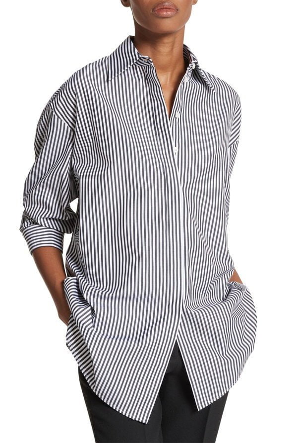 MICHAEL KORS-Push Sleeve Shirt-