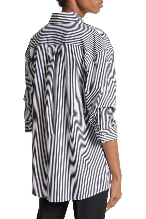 MICHAEL KORS-Push Sleeve Shirt-