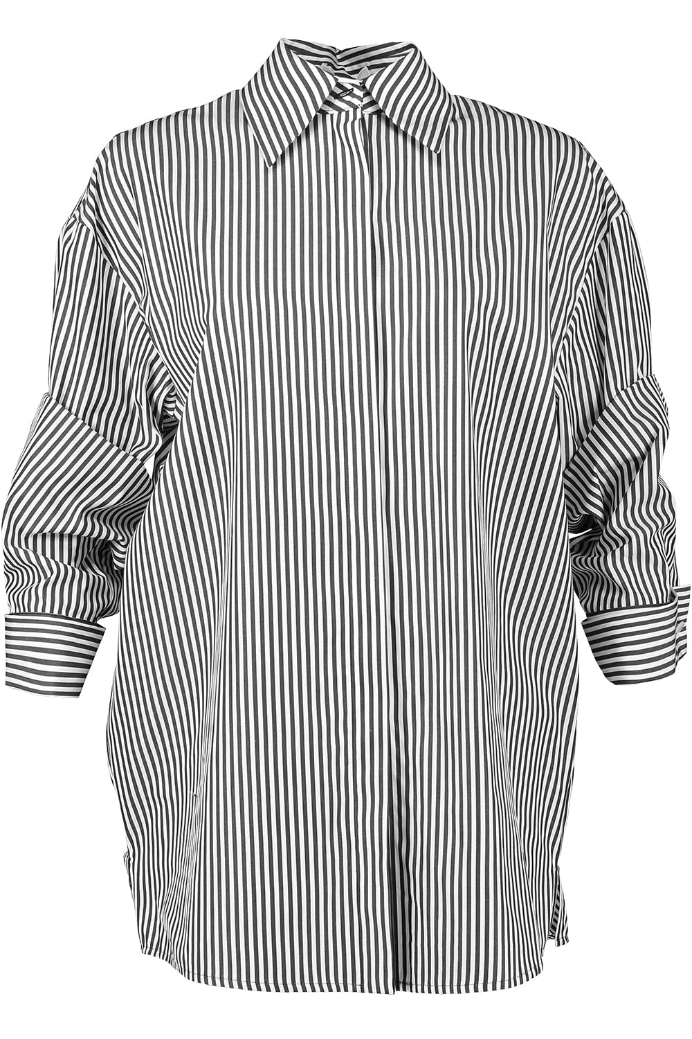 MICHAEL KORS-Push Sleeve Shirt-