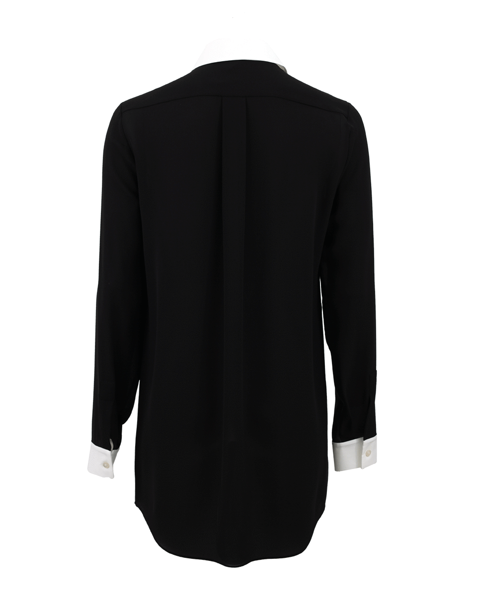 MICHAEL KORS-Contrast Long Shirt With Cuffs-