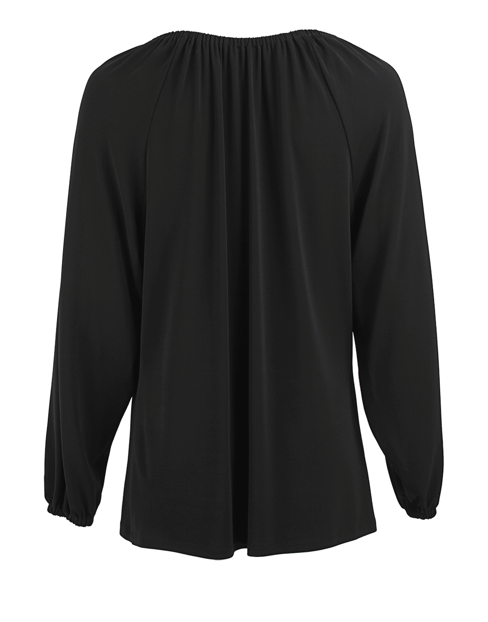 MICHAEL KORS-Chain Peasant Blouse-