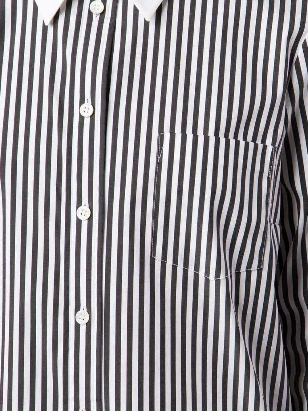 MICHAEL KORS-Striped French Cuff Shirt-