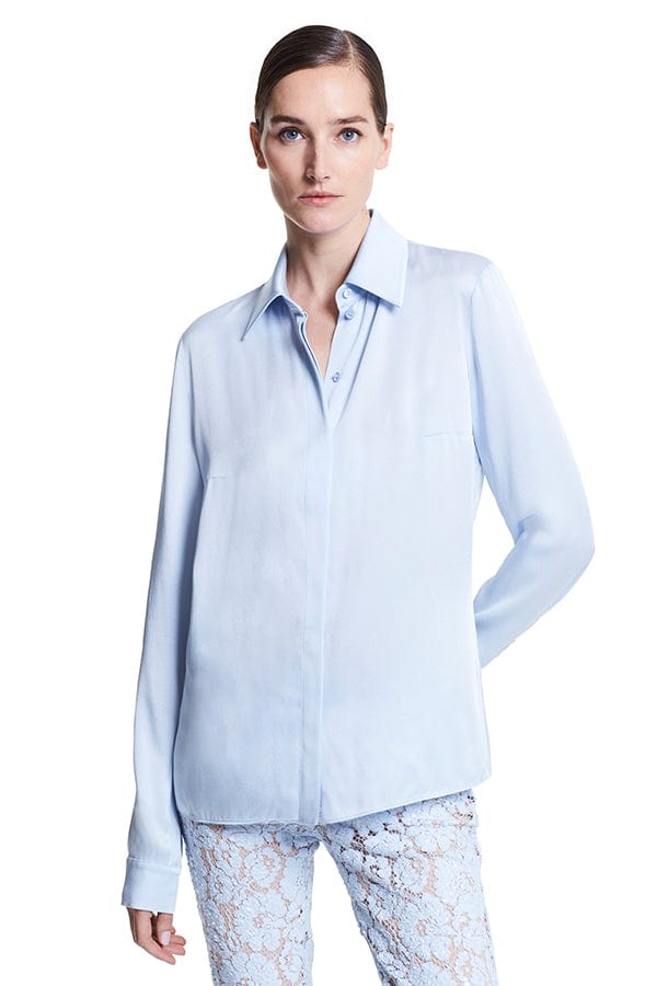 MICHAEL KORS-Hansen Button Front Shirt - Cloud-