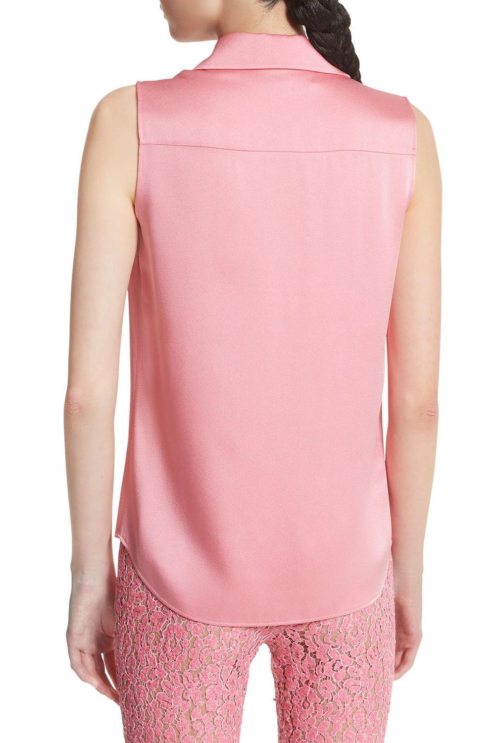 MICHAEL KORS COLLECTION-Sleeveless Hansen Shirt - Geranium-
