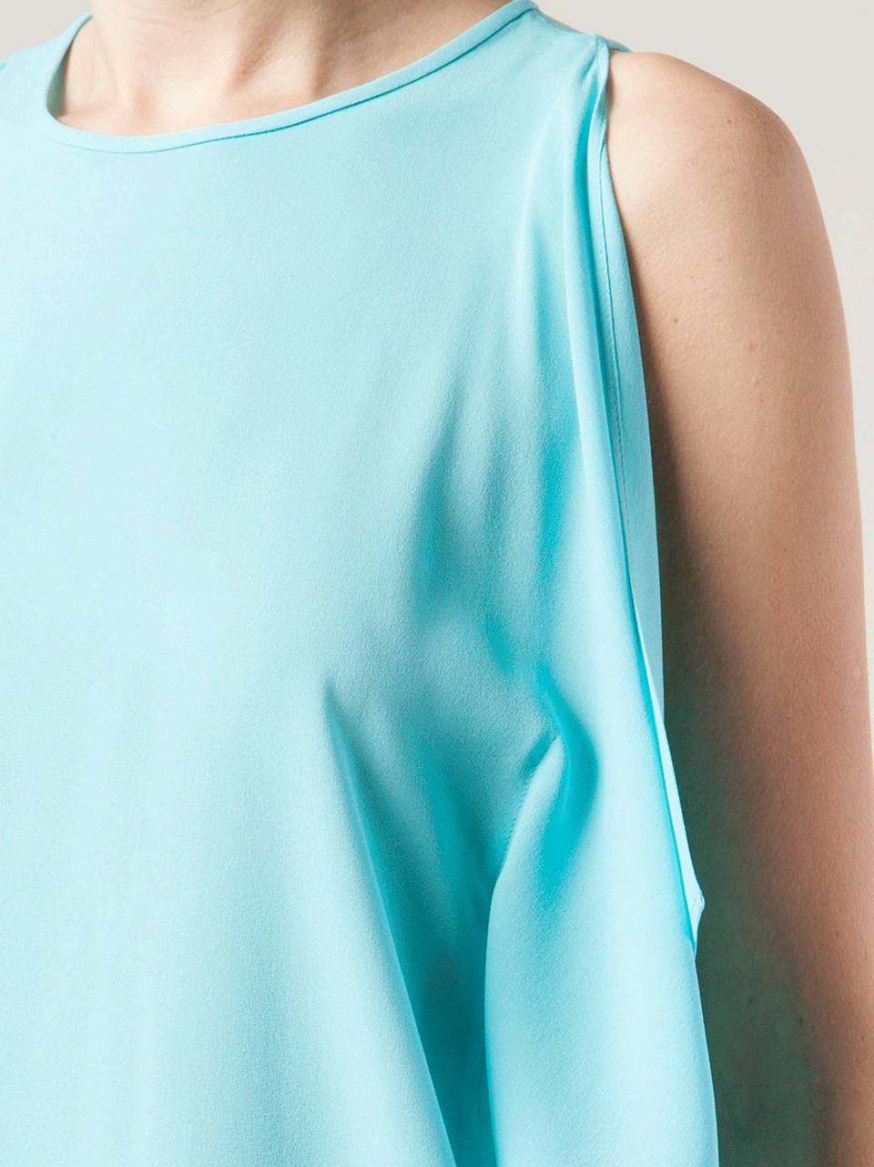 MICHAEL KORS-Flutter Sleeve Shell-HARBOUR