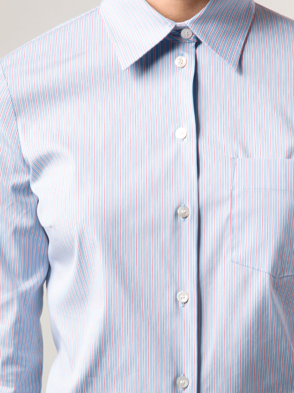 MICHAEL KORS-Classic Stripe Shirt With Pocket-
