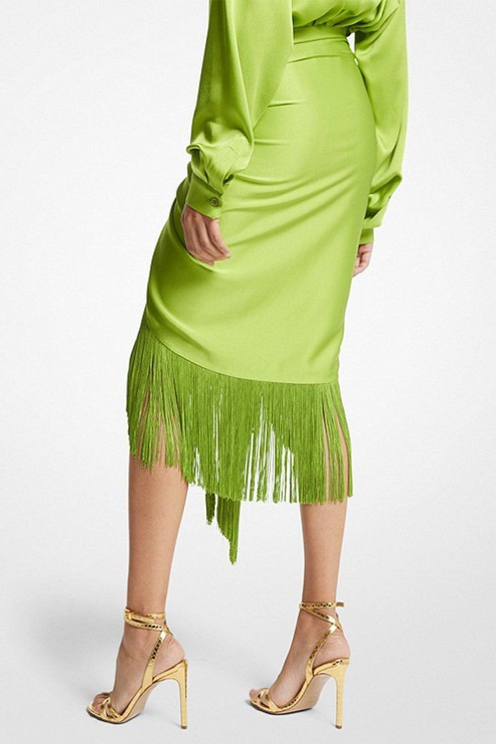 MICHAEL KORS-Boyfriend Shirt - Lime-