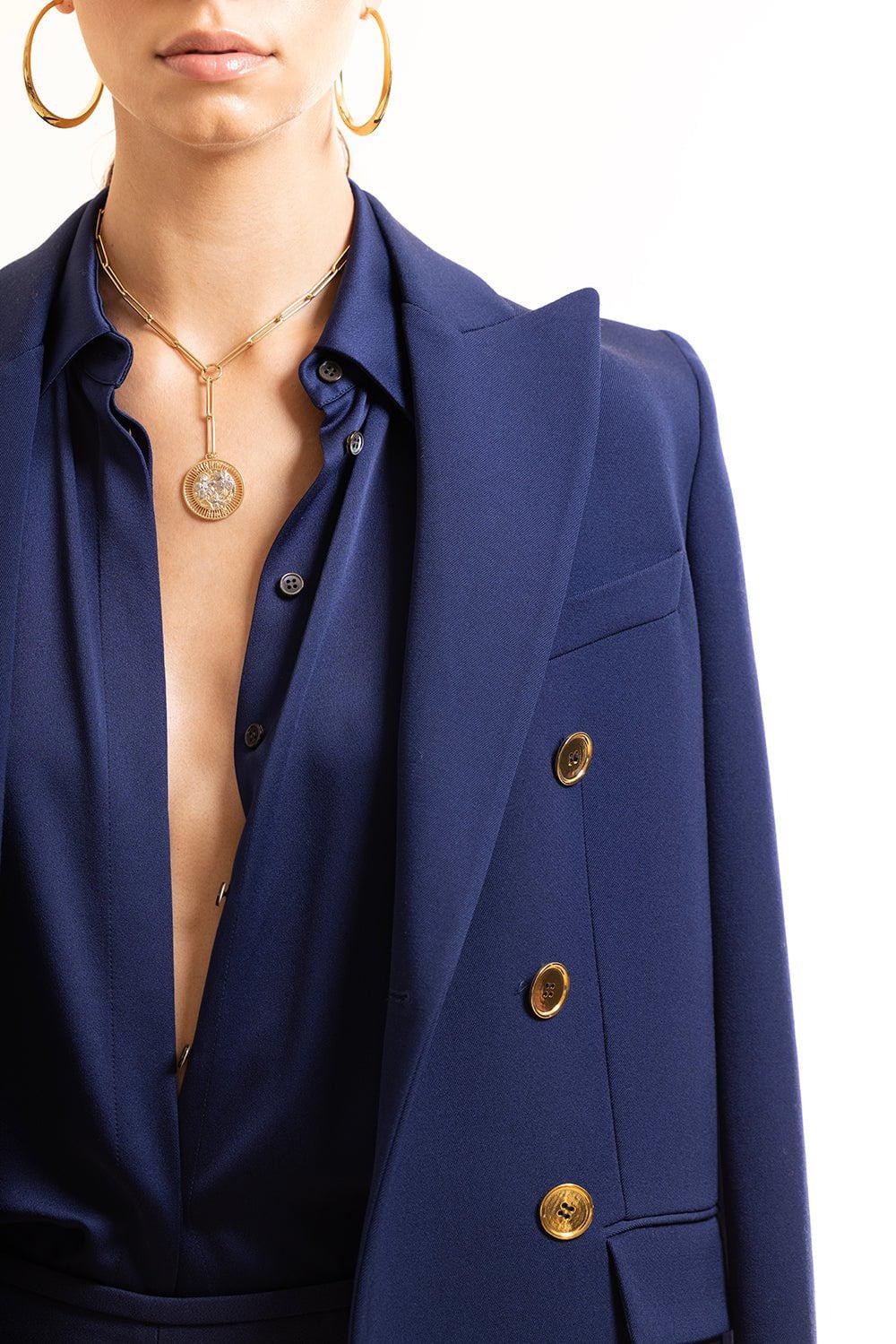 MICHAEL KORS-Hansen Shirt - Navy-