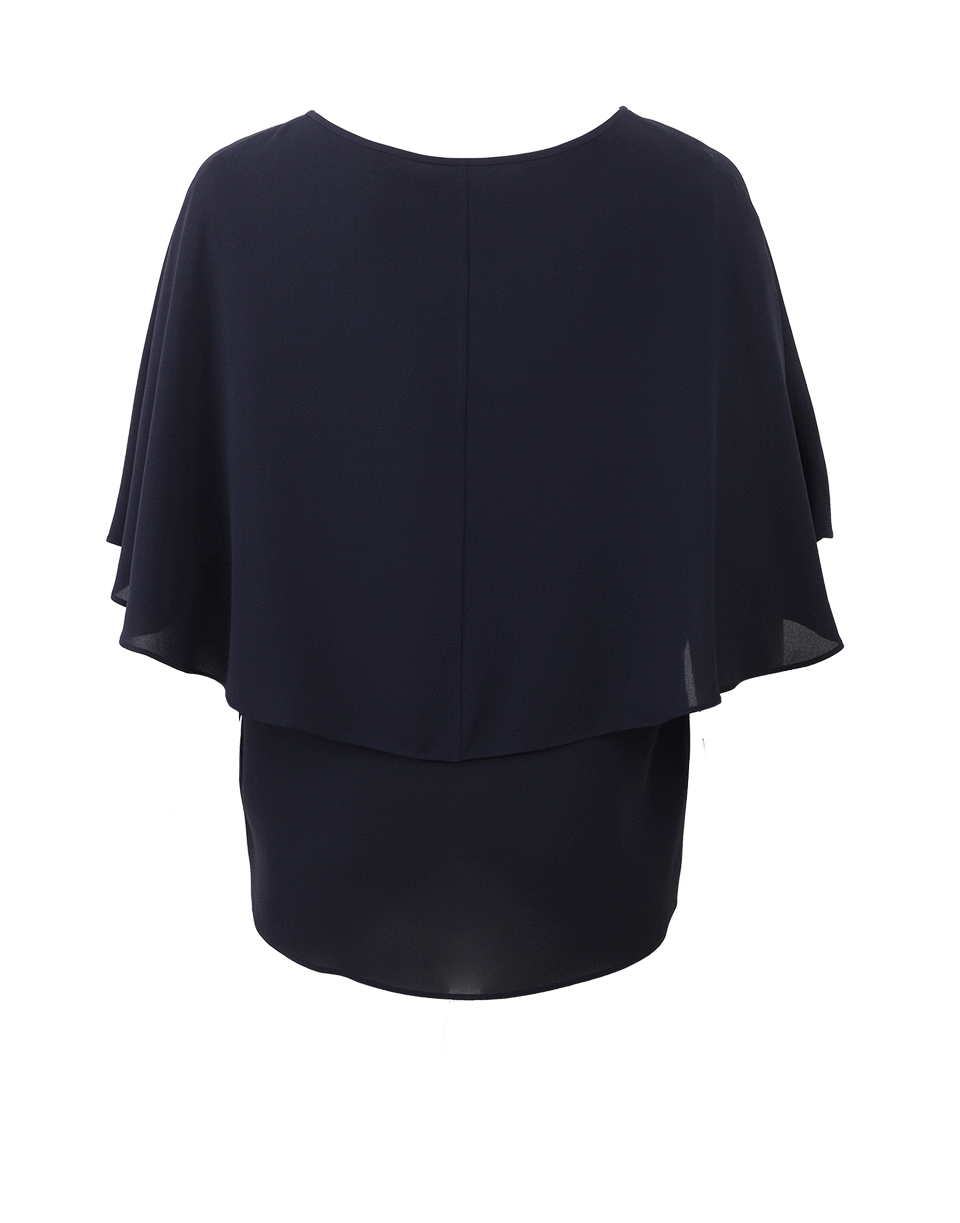 MICHAEL KORS-Cape Blouse-
