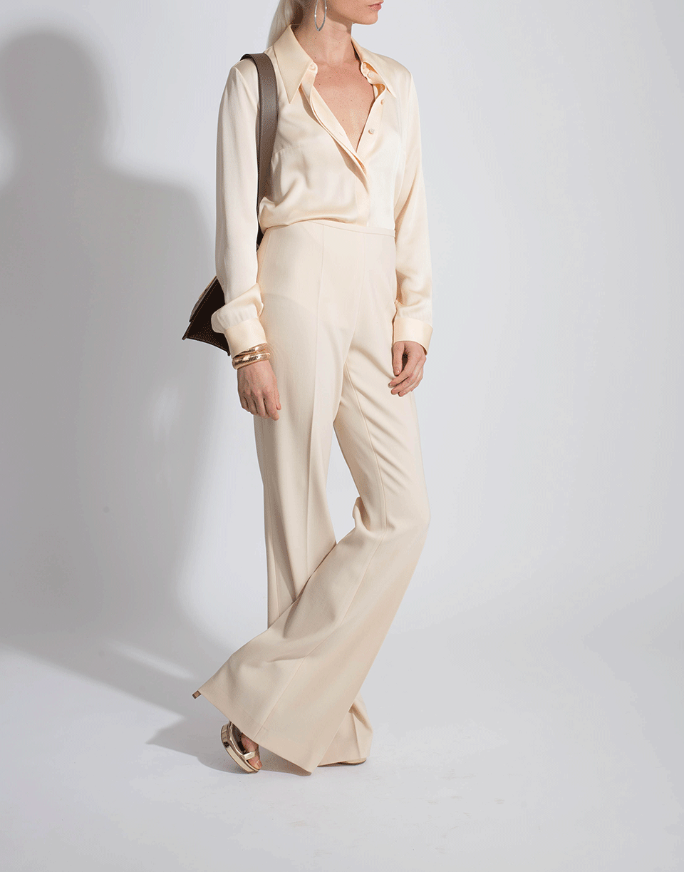 MICHAEL KORS-Satin Button Down Shirt-