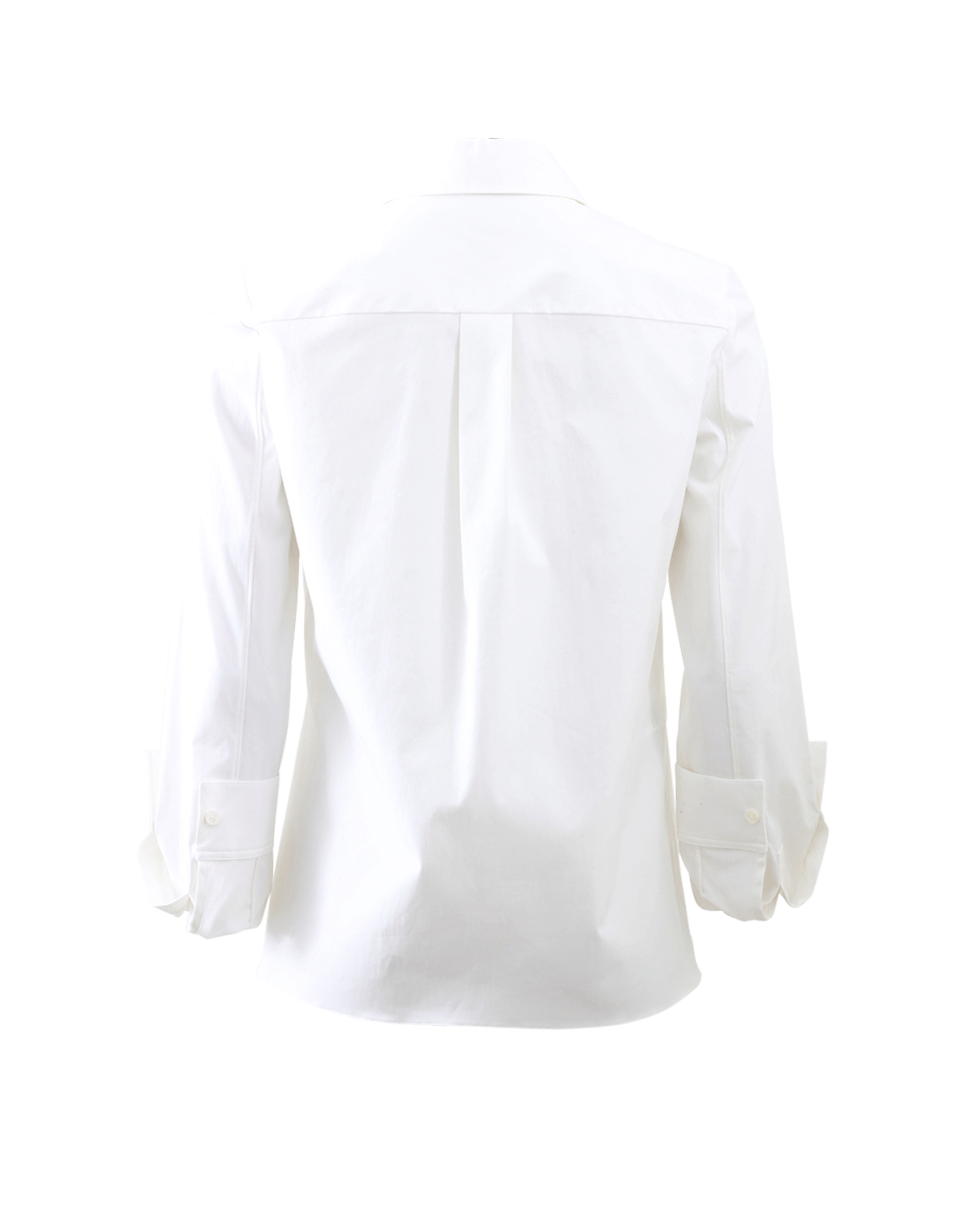 MICHAEL KORS-Twist Cuff Blouse-