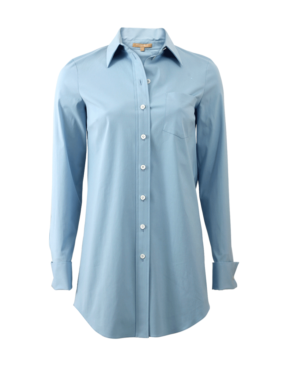 MICHAEL KORS-French Cuff Tunic Blouse-