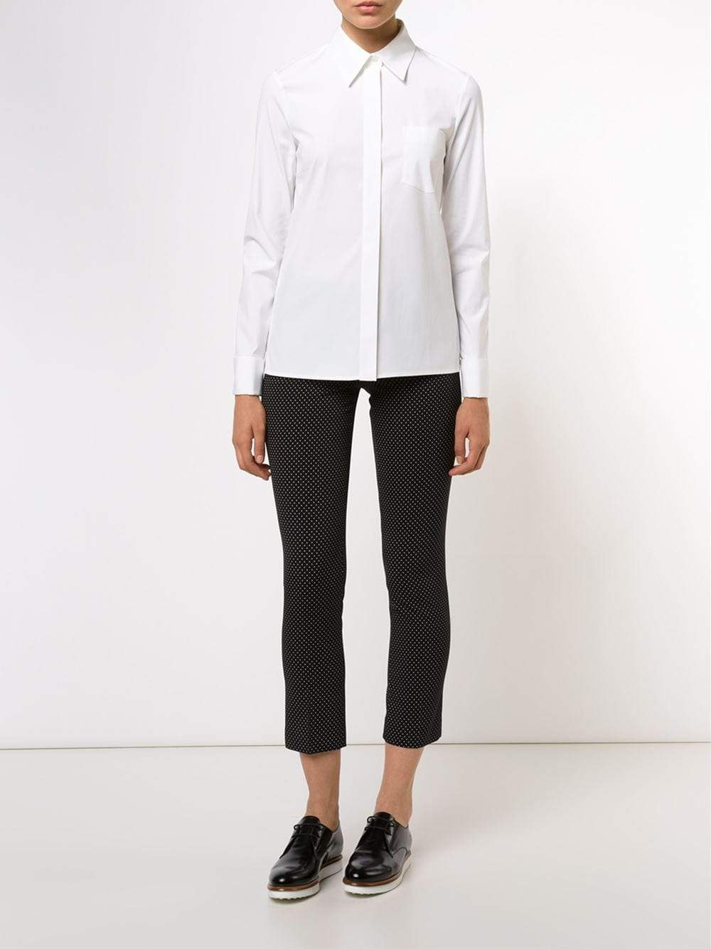 MICHAEL KORS-French Cuff Poplin Shirt-