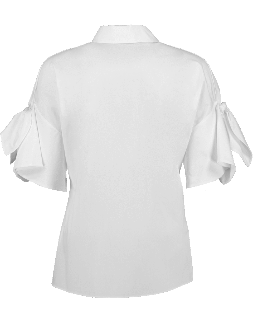 MICHAEL KORS-Tie Sleeve Shirt-