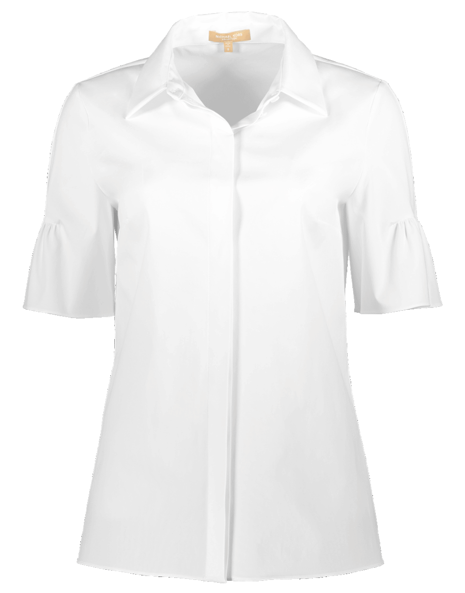 MICHAEL KORS-Ruffle Shirt-