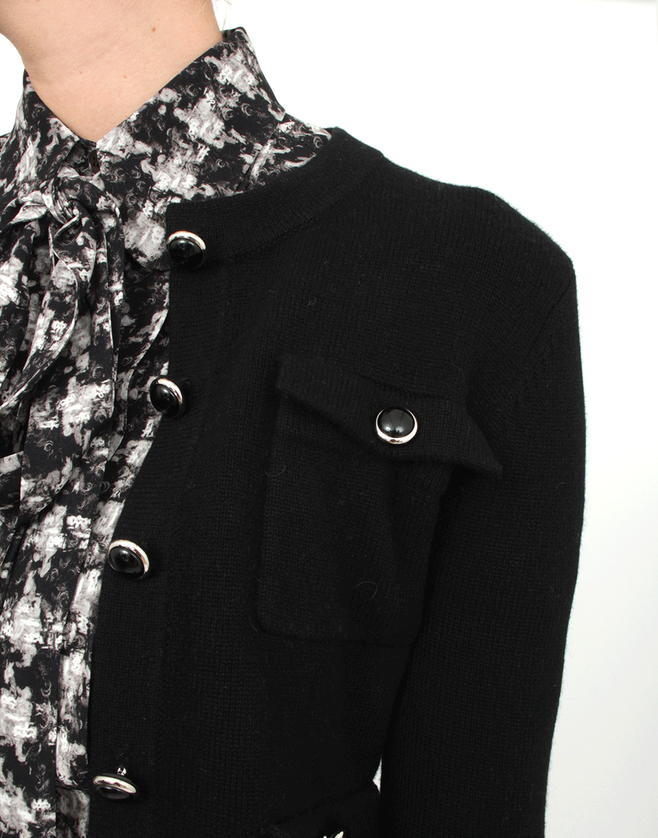 MICHAEL KORS-Button Cuff Cardigan-