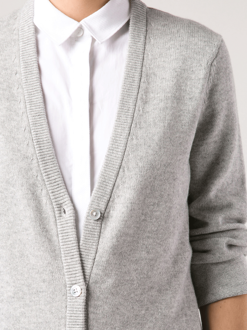 MICHAEL KORS-Cotton Cashmere Long Cardigan-
