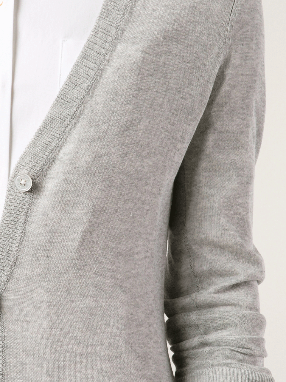 MICHAEL KORS-Long Linen Cardigan-