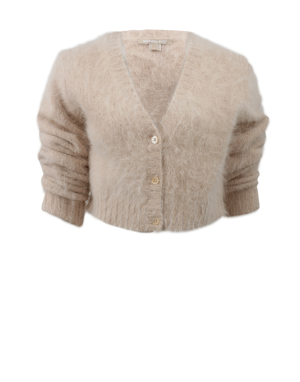 MICHAEL KORS-Angora Cropped Cardigan-