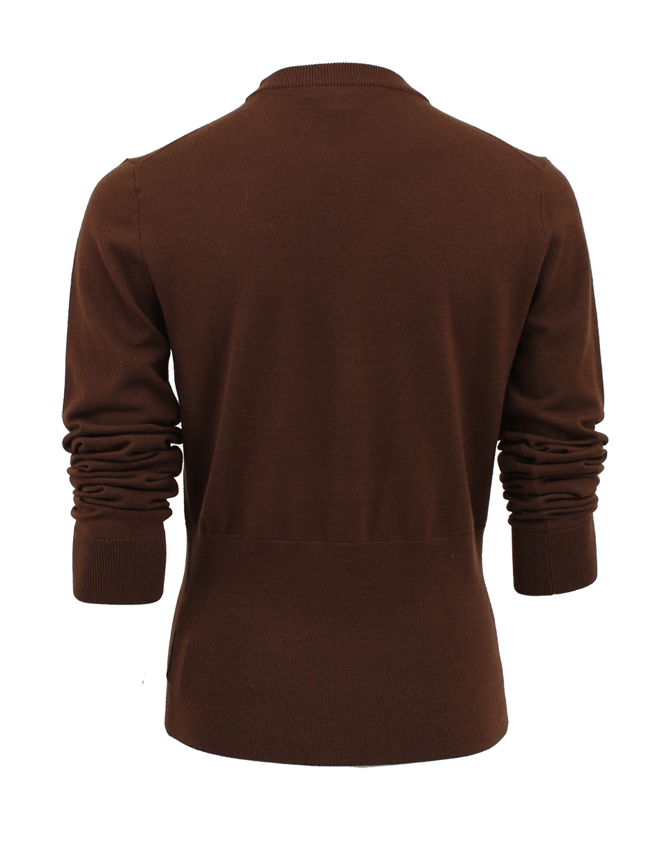 MICHAEL KORS-Merino V-Neck Cardigan-