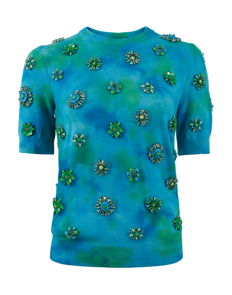 MICHAEL KORS-Brooch Embroidered Pullover-