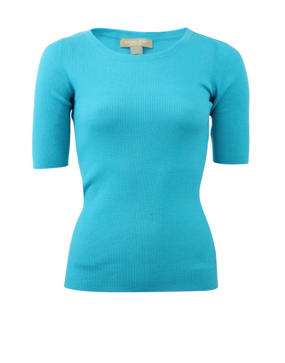 MICHAEL KORS-Elbow Sleeve Crewneck-