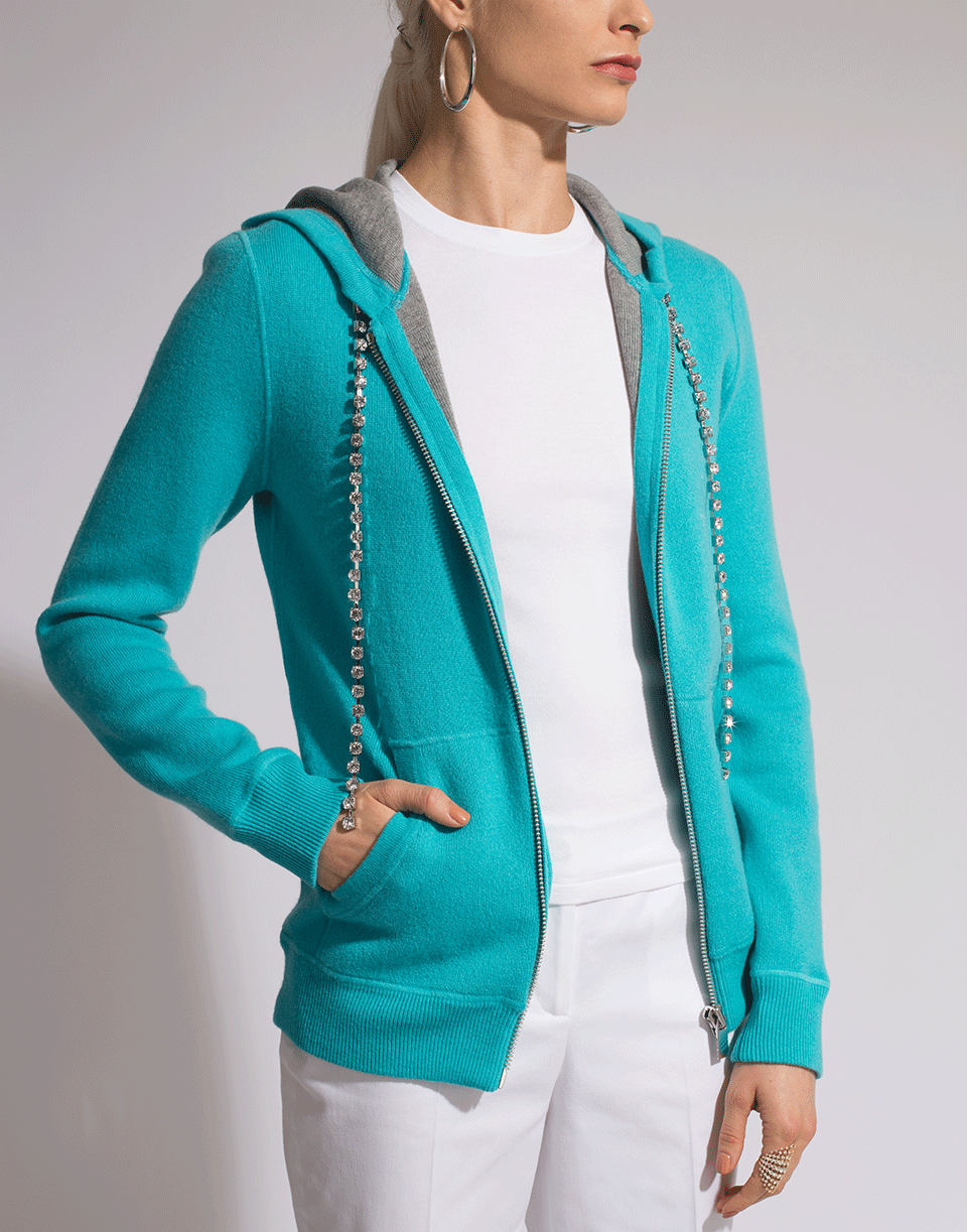 MICHAEL KORS-Diamond Cord Hoodie-