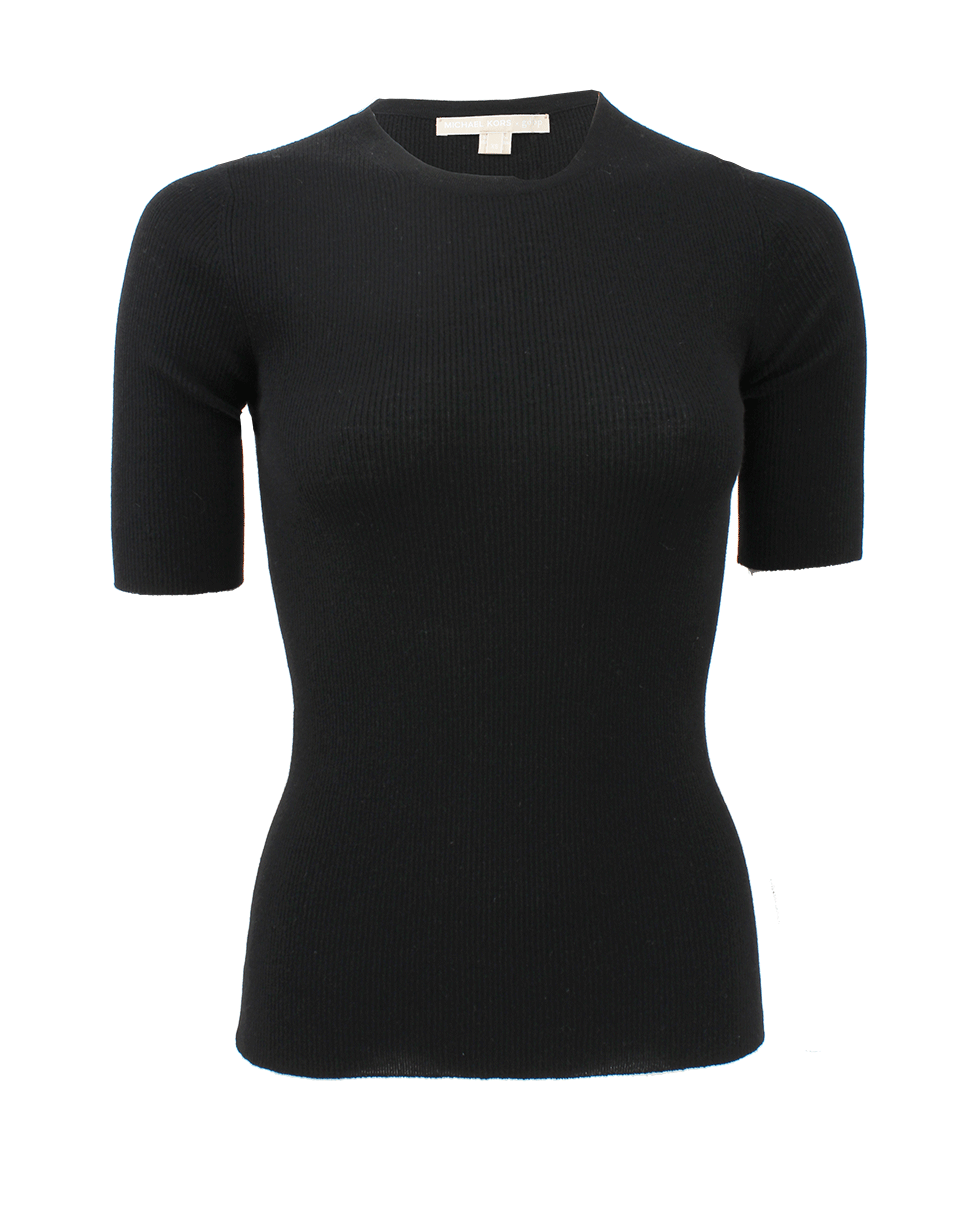 MICHAEL KORS-Feather Weight Cashmere Crewneck-