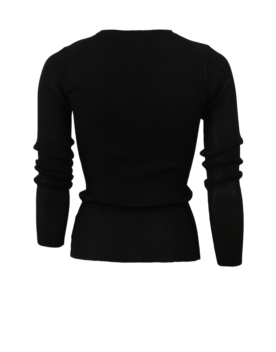 MICHAEL KORS-Metallic Knit Pullover-