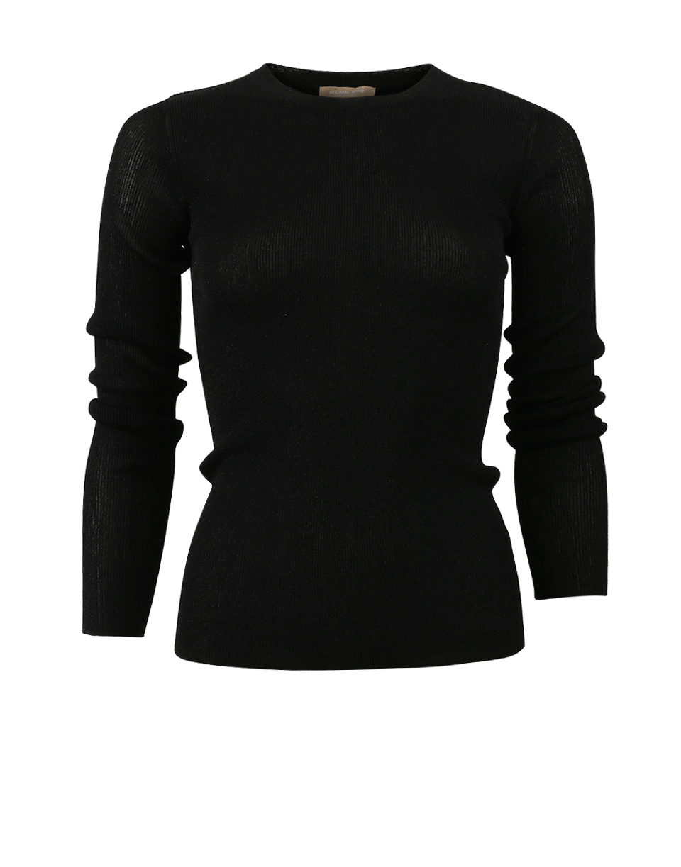 MICHAEL KORS-Metallic Knit Pullover-