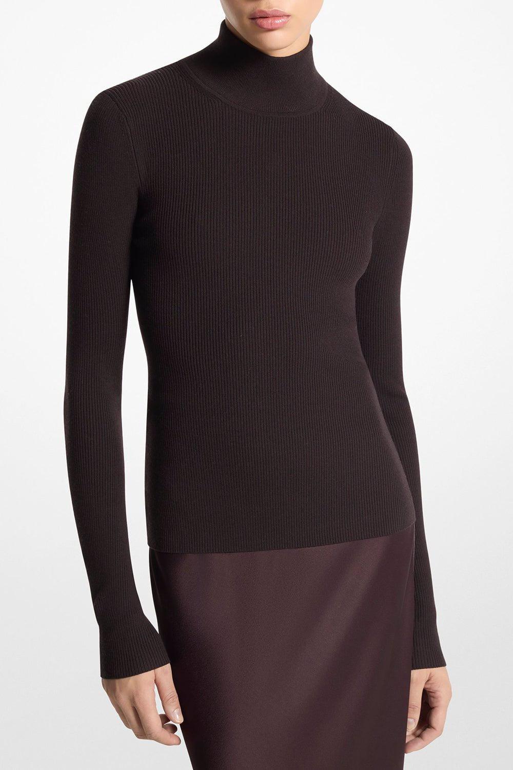 MICHAEL KORS COLLECTION-Ribbed Turtleneck-