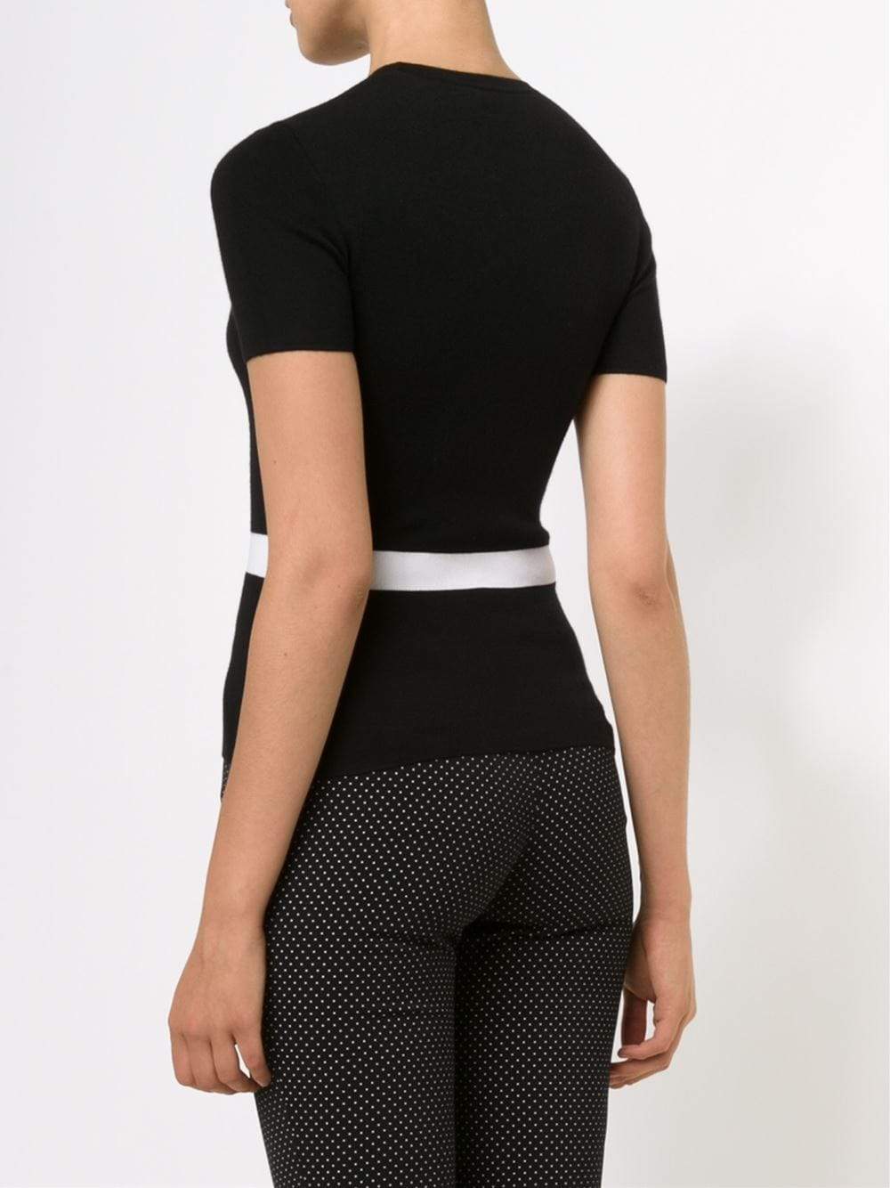 MICHAEL KORS-Single Stripe Crewneck-