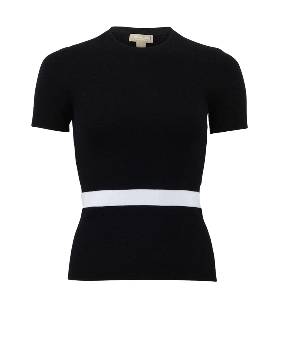 MICHAEL KORS-Single Stripe Crewneck-